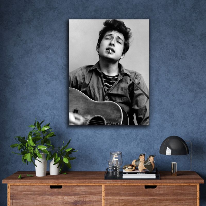 Young Bob Dylan Poster