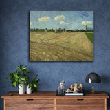 Ploughed fields by Vincent Van Gogh