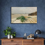 Beach Landscape Painting On the Beach by Eugen Ducker