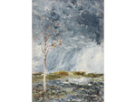 Autumn Landscape Painting Birch autumn by August Strindberg