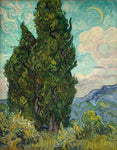 Cypresses by Vincent Van Gogh