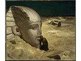 Desert Landscape Painting The Questioner of the Sphinx by Elihu Vedder