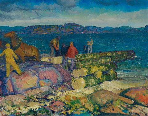 Dock Builders by George Wesley Bellows