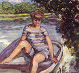 In a Boat by Pierre Bonnard