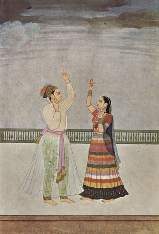 Indian Miniature Couple Dance