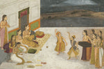 Indian Miniature Evening concert Mughal period