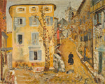 Street Scene In A Provincial Town by Boris Grigoriev